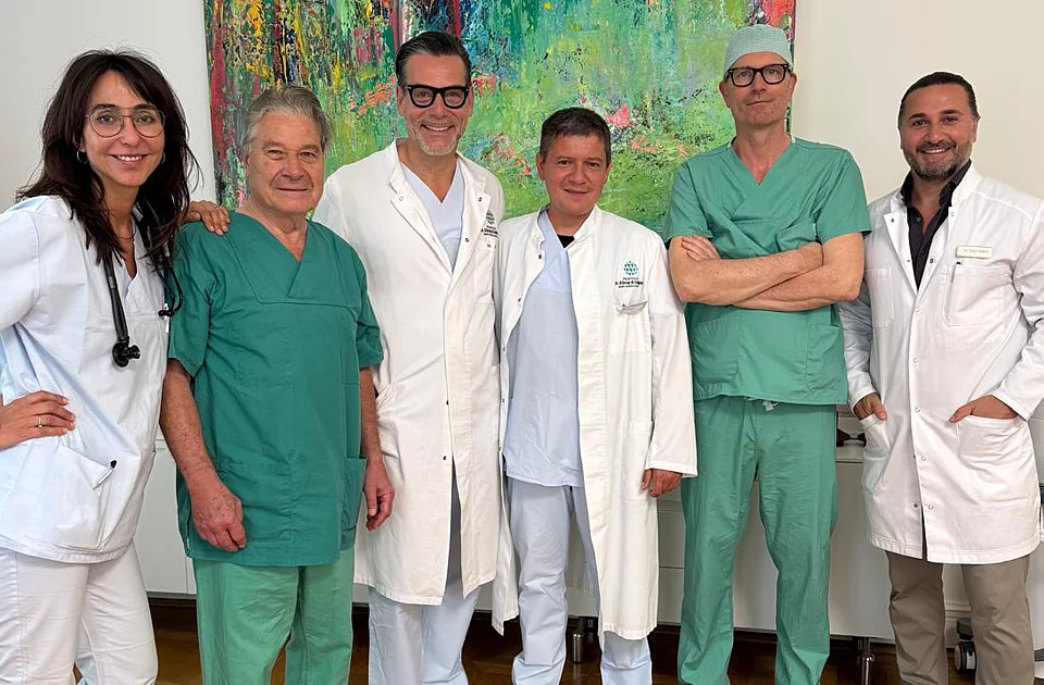 v.l.n.r: Dr. Sanchez-Leal, Prof. Dr. Eckehard Alt, Dr. König, Dr. Klima, Priv.-Doz. Dr. Rothörl und Dr. Yildirim